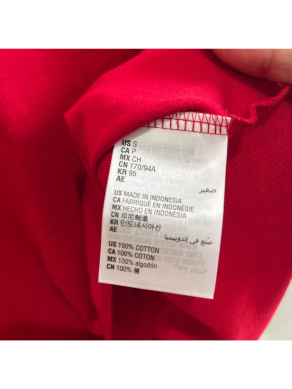 Karen Scott Henley Top Womens S Red V-Neck Short Sleeve 100% Cotton - Picture 4 of 6